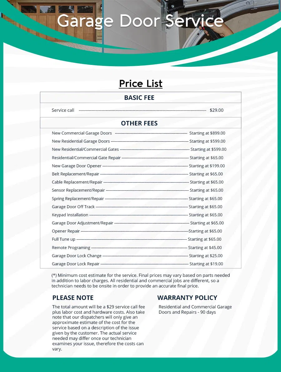 Central Garage Doors Los Angeles, CA 323-694-0222